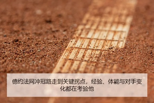德约法网冲冠路走到关键拐点，经验、体能与对手变化都在考验他